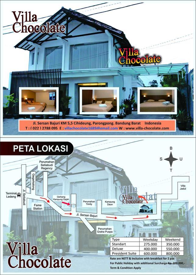 Villa Chocolate Lembang Exterior photo